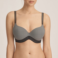 PRIMA DONNA Twist Gentlelady BH Schale unterlegt,  Karo Grau
