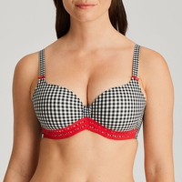 PRIMA DONNA Twist Gentlelady BH Schale unterlegt,  Schwarz kariert