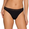 PRIMA DONNA Twist I Want You String Tanga,  Schwarz Schwarz 42