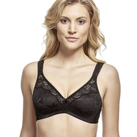 SUSA Topsy BH Spitze ohne Bügel,  Schwarz Schwarz 75 C