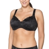 ULLA DESSOUS Bügel BH Viola ungefüttert,  Schwarz Schwarz 100 C