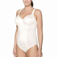 ULLA DESSOUS Body Viola mit Bügel,  Champagner Schwarz 95 G