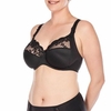 ULLA DESSOUS Ella BH mit Bügel,  Schwarz Schwarz 130 G