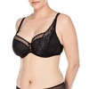 ULLA DESSOUS Exclusive Line BH unterlegt,  Schwarz Schwarz 80 I