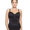 ULLA DESSOUS Alice BH Hemd mit Bügel Liner,  Schwarz Schwarz 95 D