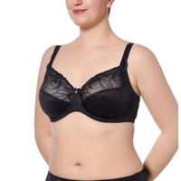ULLA DESSOUS Carmen BH mit Bügel,  Schwarz Schwarz 110 H
