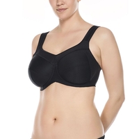 ULLA DESSOUS Sport BH Kate mit Bügel,  schwarz Schwarz 100 H