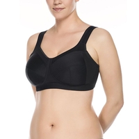 ULLA DESSOUS Sport BH Kate ohne Bügel,  schwarz Schwarz 100 G