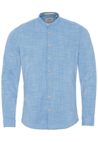 Langarmhemd Stand-Up Linen