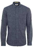 Langarmhemd Stand-Up Linen