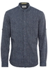 Langarmhemd Stand-Up Linen