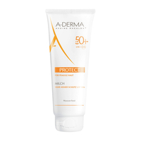 A-Derma Protect Sonnenmilch Gesicht und Körper LSF 50+