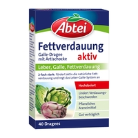 Abtei Fettverdauung aktiv Galle-Dragee mit Artischocke