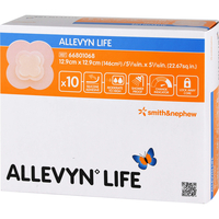 Allevyn Life Silikonschaumverband 12, 9 x 12, 9 cm
