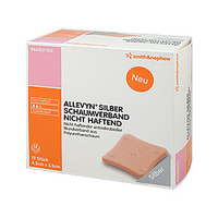 Allevyn Silber Schaumverband 4, 5x5, 5 cm Nicht Haftend