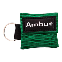 Ambu LifeKey im Nylon-Softcase-Schlüsselanhänger grün