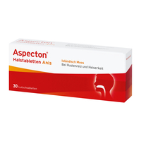 Aspecton Halstabletten mit Anis-Geschmack