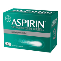 Aspirin 500 mg Überzogene Tabletten