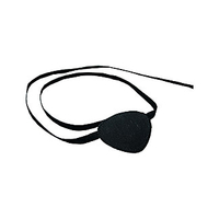 Augenklappe mit Bindeband Schwarz