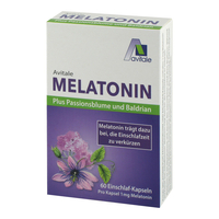 Avitale Melatonin+Passionsblume+Baldrian Kapseln - None