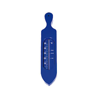 Badethermometer Kunststoff Blau