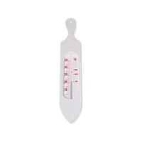 Badethermometer Kunststoff Weiß
