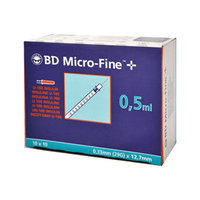 BD Micro-Fine+ U 100 Insulinspritze 12, 7 mm