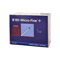 BD Micro-Fine+ U 100 Insulinspritze 12, 7 mm