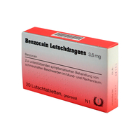 Benzocain Lutschdragees