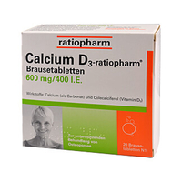 Calcium D3 Ratiopharm Brausetabletten