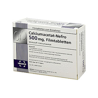 Calciumacetat Nefro 500 mg Filmtabletten