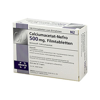 Calciumacetat Nefro 500 mg Filmtabletten