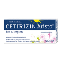 Cetirizin Aristo Bei Allergien 10 Mg Filmtabletten - None