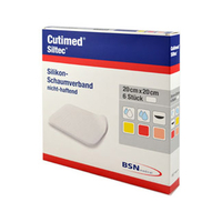 Cutimed Siltec Schaumverband 20x20 cm Nicht Haftend