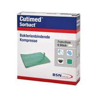 Cutimed Sorbact Kompressen 7x9 cm