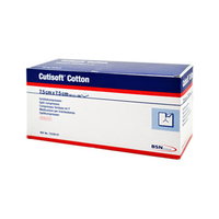 Cutisoft Cotton Schlitzkompressen 7, 5X7, 5 Cm Steril - None