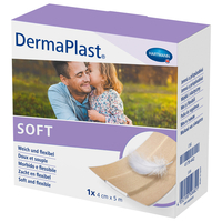 DermaPlast Soft Pflaster 4 cm x 5 m
