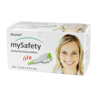 Diamet Sicherheitslanzetten lite 29 G 1, 5 mm x 0, 5 mm