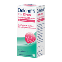 Dolormin für Kinder Ibuprofensaft 20 mg/ml
