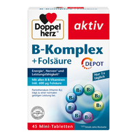 Doppelherz Aktiv B-Komplex + Folsäure - None