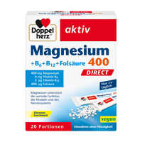 Doppelherz Aktiv Magnesium+B6+B12+Folsäure 400 Direct - None