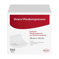 Draco Vlieskompressen,  Unsteril 10 X 10 Cm 4Fach - None