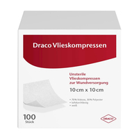 Draco Vlieskompressen,  Unsteril 10 X10 Cm - None