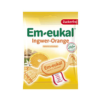 Em-eukal Bonbons Ingwer-Orange zuckerfrei