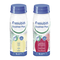 Fresubin Dysphago Plus Mischkarton Vanille,  Walderdbeere