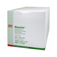 Gazin Mullkompressen 10x10 cm Steril 12fach Groß