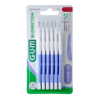 Gum Bi-Direction Interdentalbürste 0, 6 mm lila