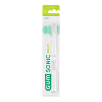 Gum SONIC DAILY Ersatzbürstenköpfe weiß