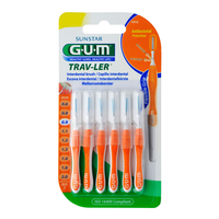 Gum Trav-Ler Interdentalbürsten Orange - None