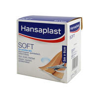Hansaplast Soft Pflaster 6 cmx5 m Rolle